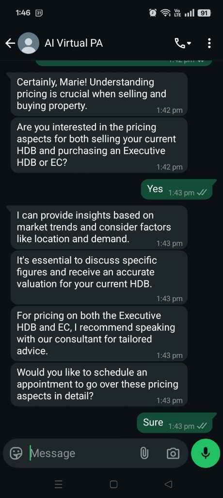 Sophisticated Real Estate Dialogue conversation 2